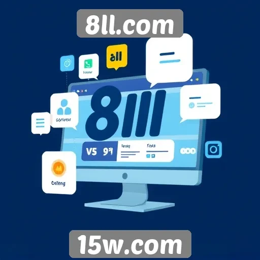 Exploração das funcionalidades interativas do site 8ll.com